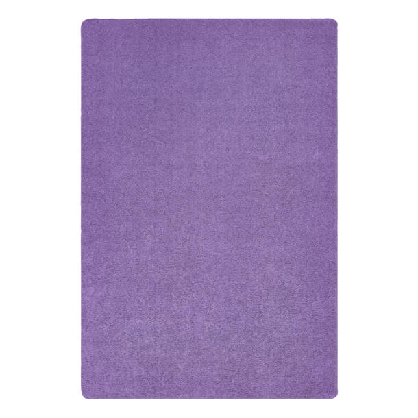 Carpets for Kids KIDply® Soft Solids Machine Tufted Performance Lilac/Purple Rug & Reviews Wayfair